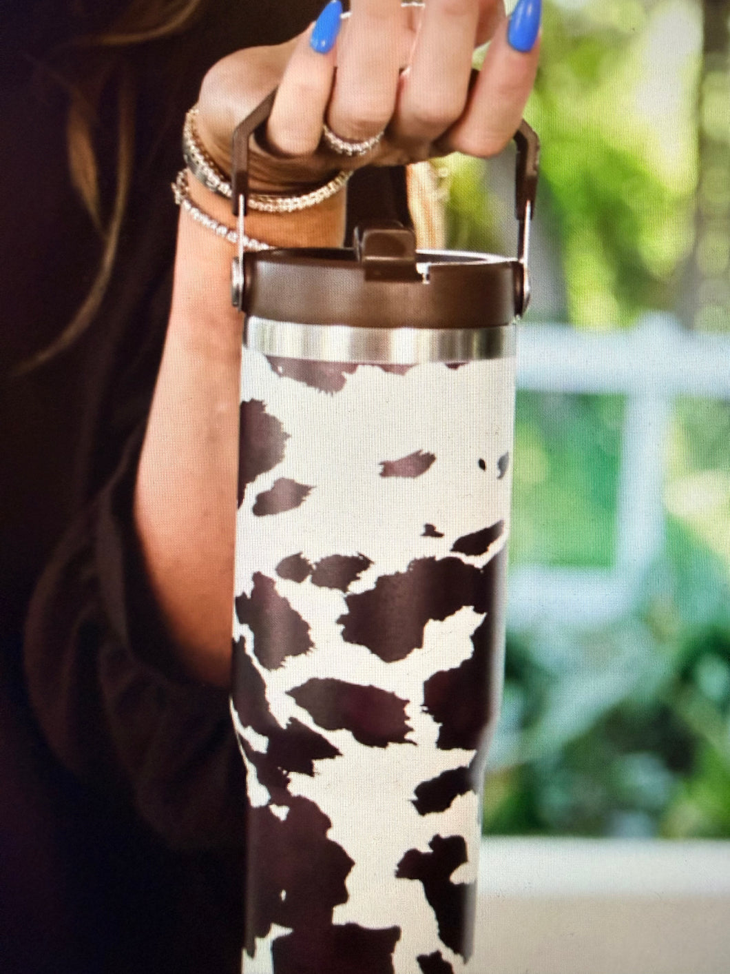 Cow Print Tumbler 30oz