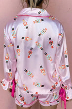 Load image into Gallery viewer, SUITE DREAMS PINK BUTTON TOP AND SHORTS PAJAMA SET **SHIPPING EXPECTED TO BEGIN ON DATE 9/03**
