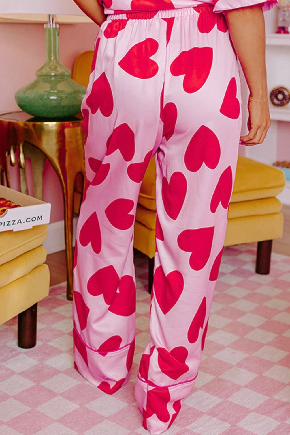 Heart Two Piece Pajama Set