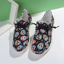 Load image into Gallery viewer, Skull Casual Canvas Shoes
