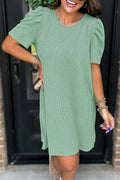 Corded Knit mini dress