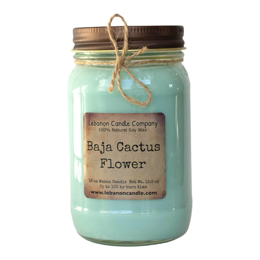Baja Cactus Flower Candle Lebanon Candle Company