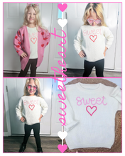 Load image into Gallery viewer, RTS: Mommy and Me Valentine&#39;s Sweetheart Sweater!
