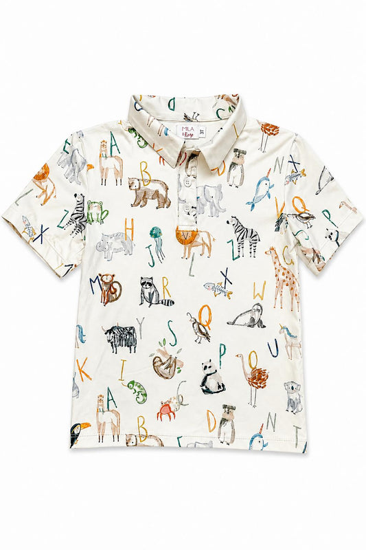 Boys ABC Adventure S/S Polo Mila & Rose ®