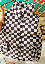 Load image into Gallery viewer, Kids Checkered Puff Vest
