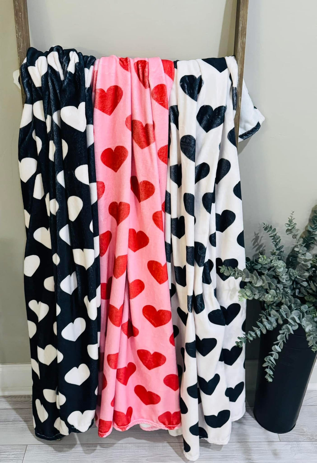 Checkered Heart Blankets