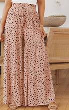 Load image into Gallery viewer, Spotted Ruffle Wide Leg Pants
