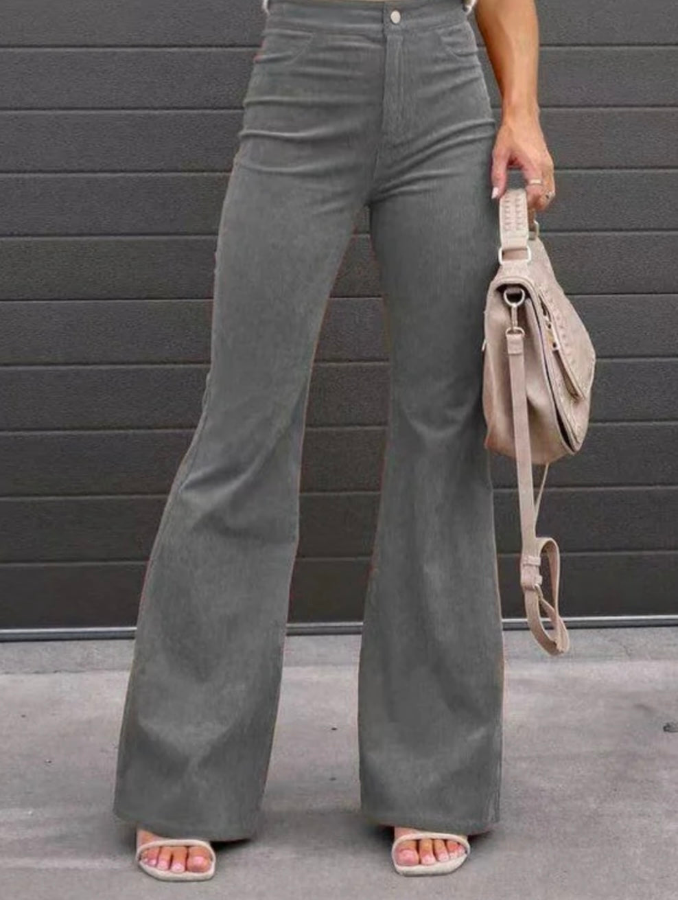 Corduroy Flared Trousers