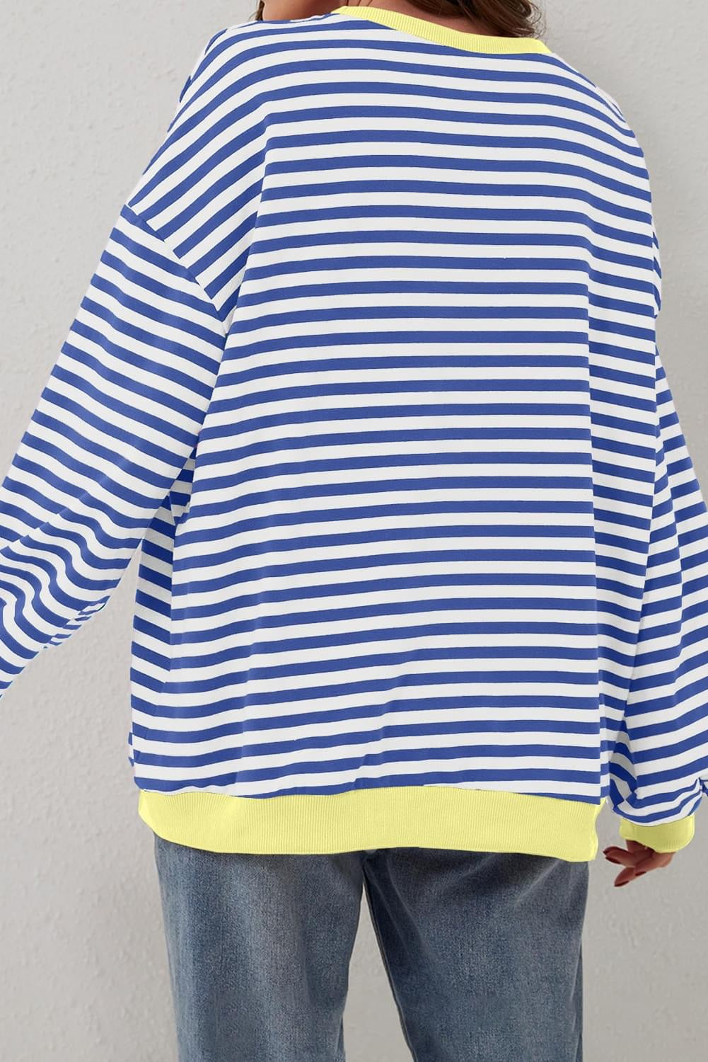Striped Long Sleeve Pullover