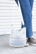 Puffy Metallic Crossbody