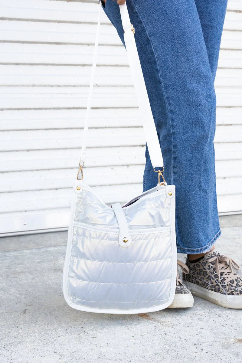 Puffy Metallic Crossbody