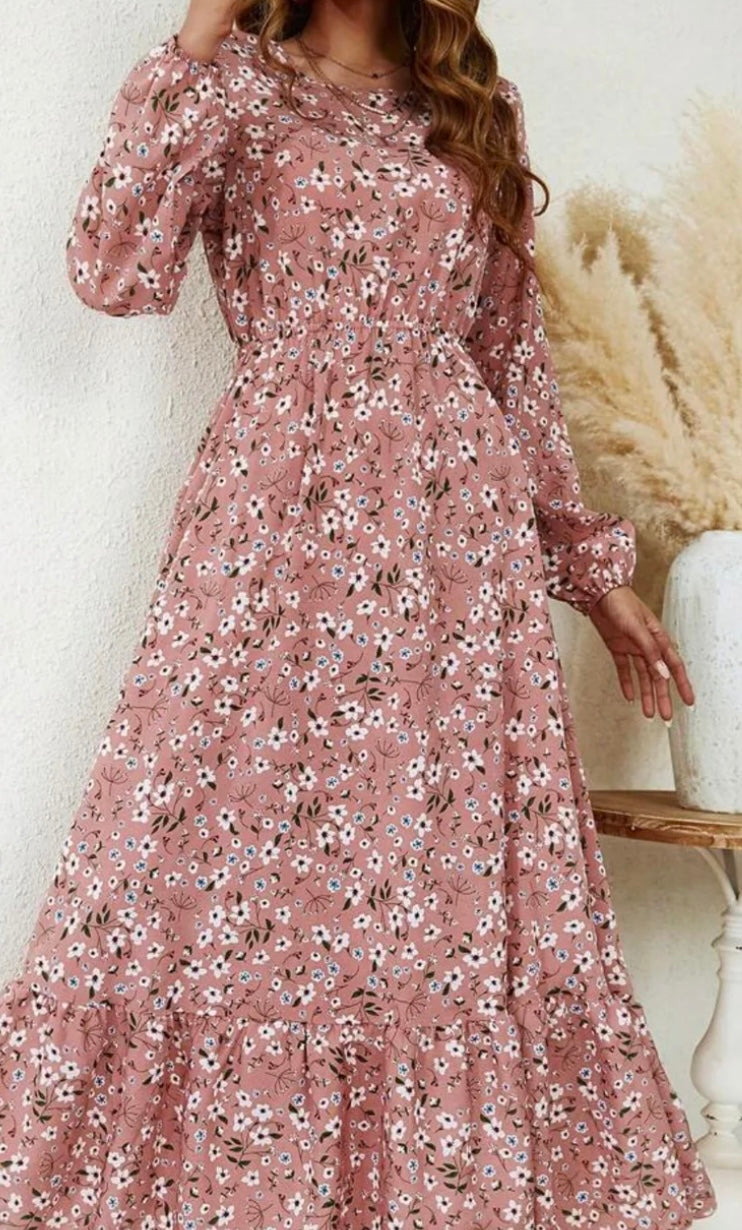 Flower Maxi Dress