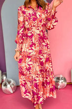 Load image into Gallery viewer, SHE&#39;S GOT THE MOVES ROSE TIERED MAXI DRESS
