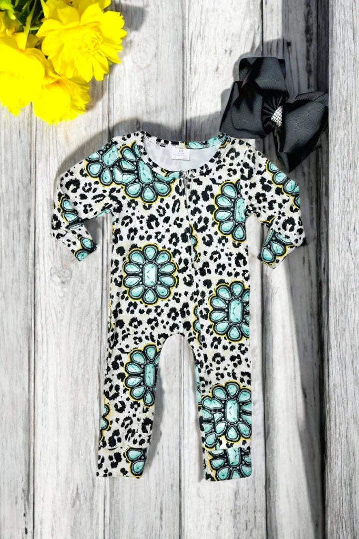 Leopard Jewel Baby Sleeper