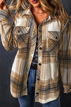 Load image into Gallery viewer, Multicolour Plaid Button Up Shacket /jacket
