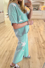 Load image into Gallery viewer, Wash Star Patched Rolled Trim Pants Set-
