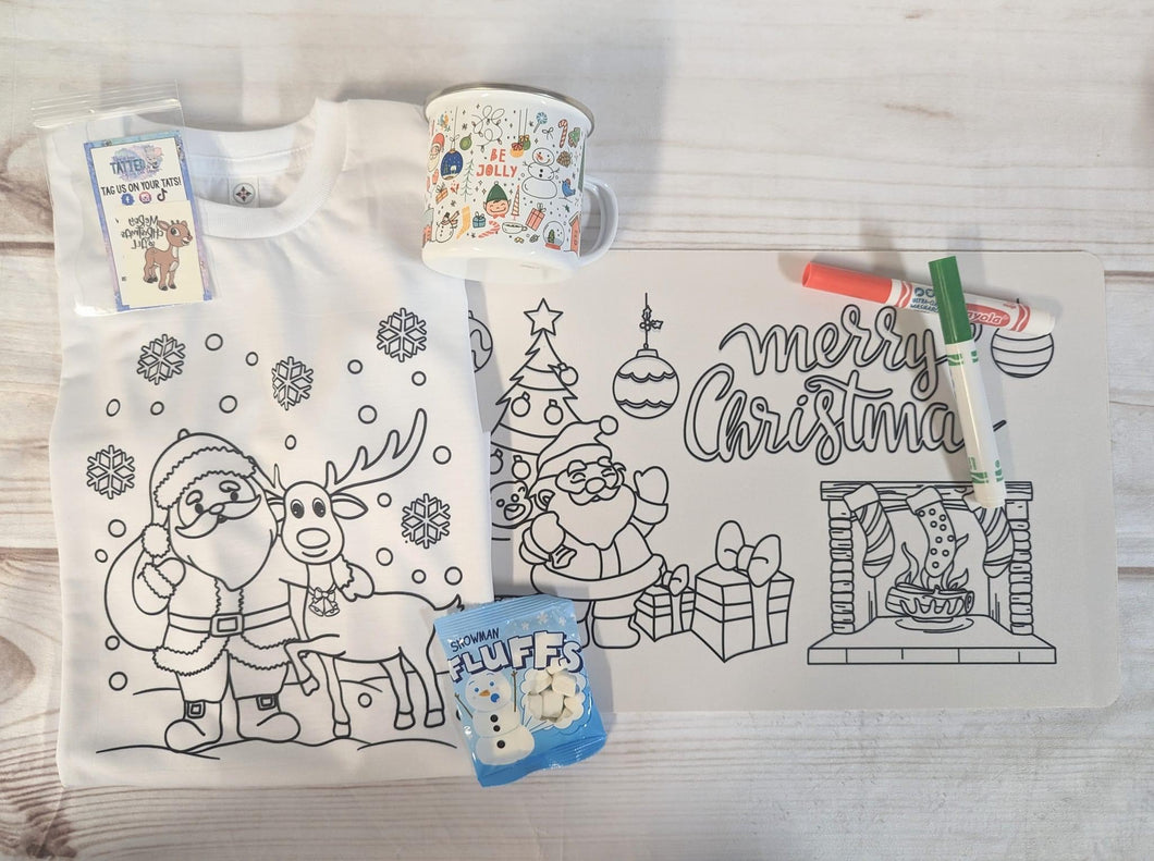 Kids Christmas Coloring Bundle