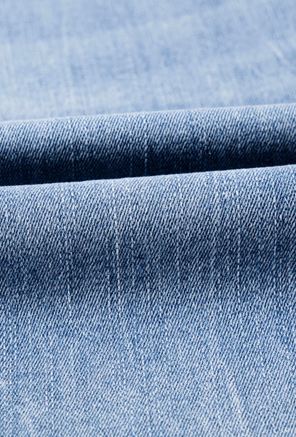 Wash Raw Hem High Waist Flared Jeans