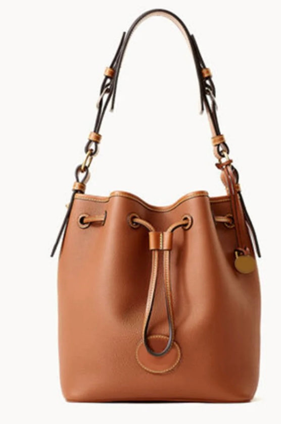 PU Drawstring Bucket Bag