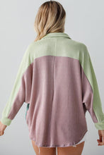 Load image into Gallery viewer, Cozy Paradise Corded Knit Buttoned  Shirt
