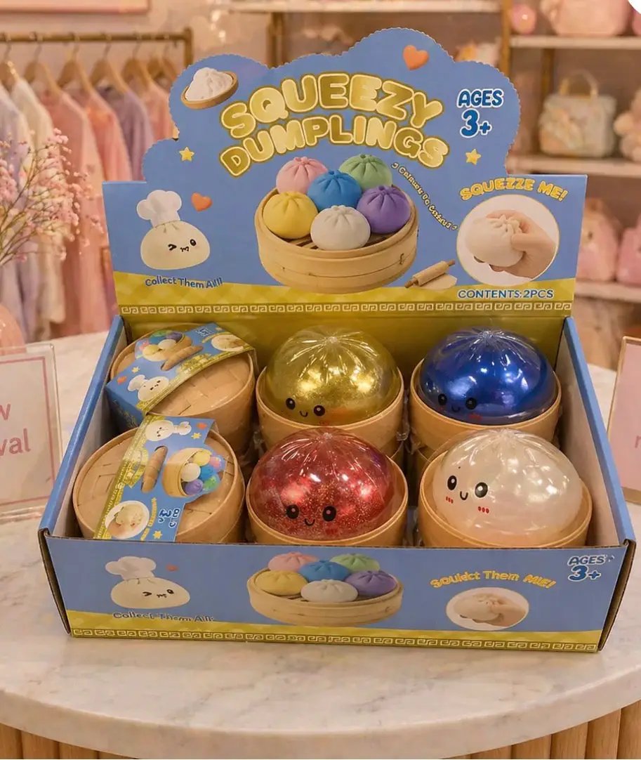 Squishy Glitter Dumpling (in Mystery Colors)