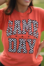Load image into Gallery viewer, RTS Orange Checkered Game Day Tee
