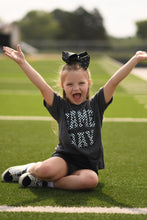 Load image into Gallery viewer, RTS Charcoal Checkered Game Day Tee
