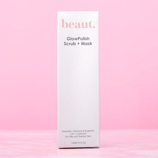 GlowPolish Scrub + Mask beaut.beautyco.