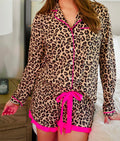 Prima Donna Leopard Ruffle Pajama Set