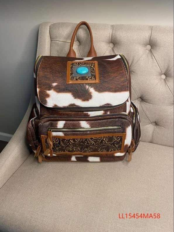 CowHide Backpack Bag