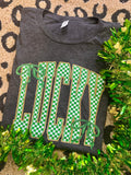 Lucky Checkered Bow Tee