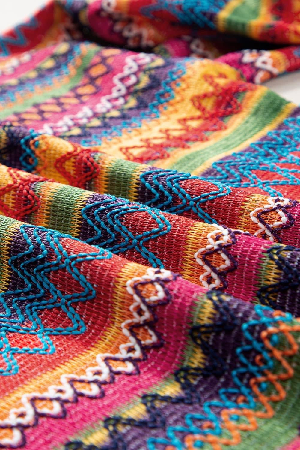 Multicolor Jacquard Geo Longsleeve