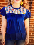 Geometric Print Top