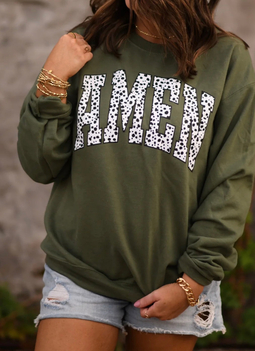 Dalmatian Amen Sweatshirts