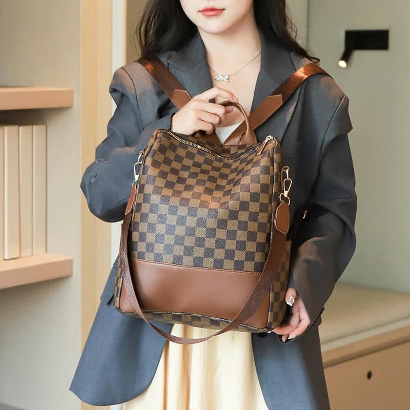 Checkered Backpack Sale