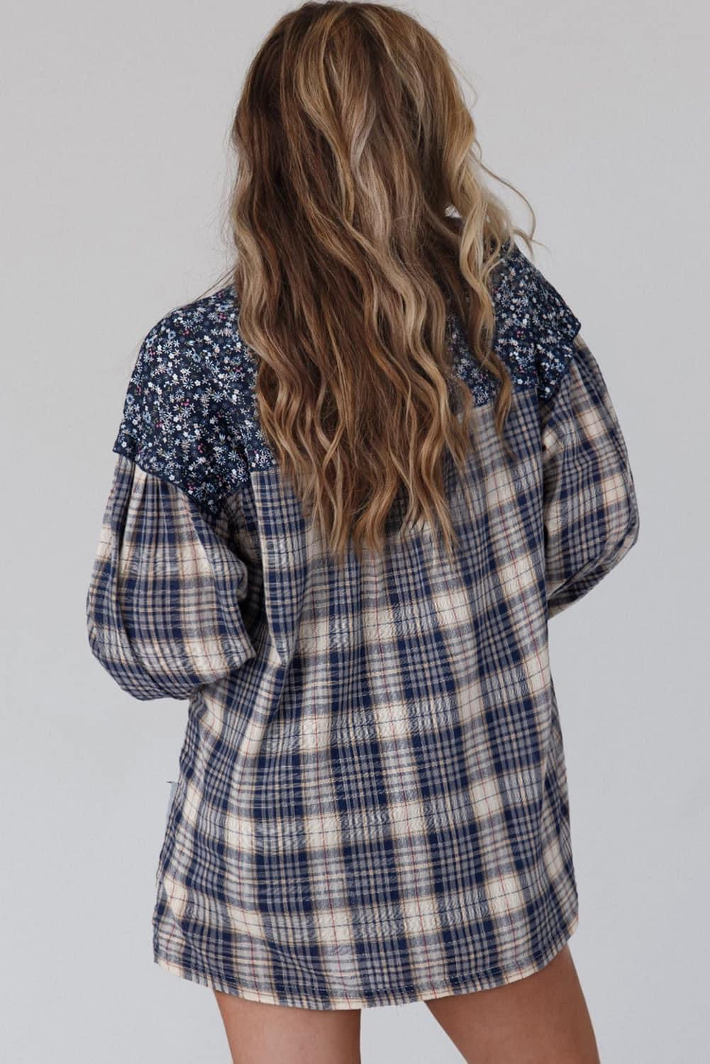 Patchwork Sleeves Top