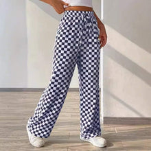 Load image into Gallery viewer, Women&#39;s Checkered Lounge Pants 🏁🔥
