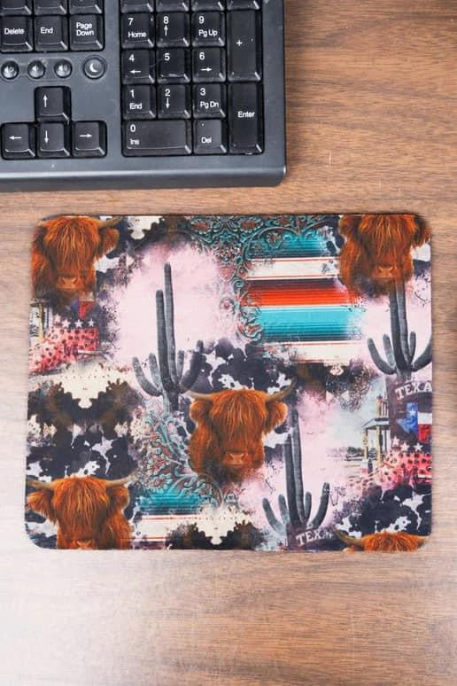 Cow Cactus Mousepad