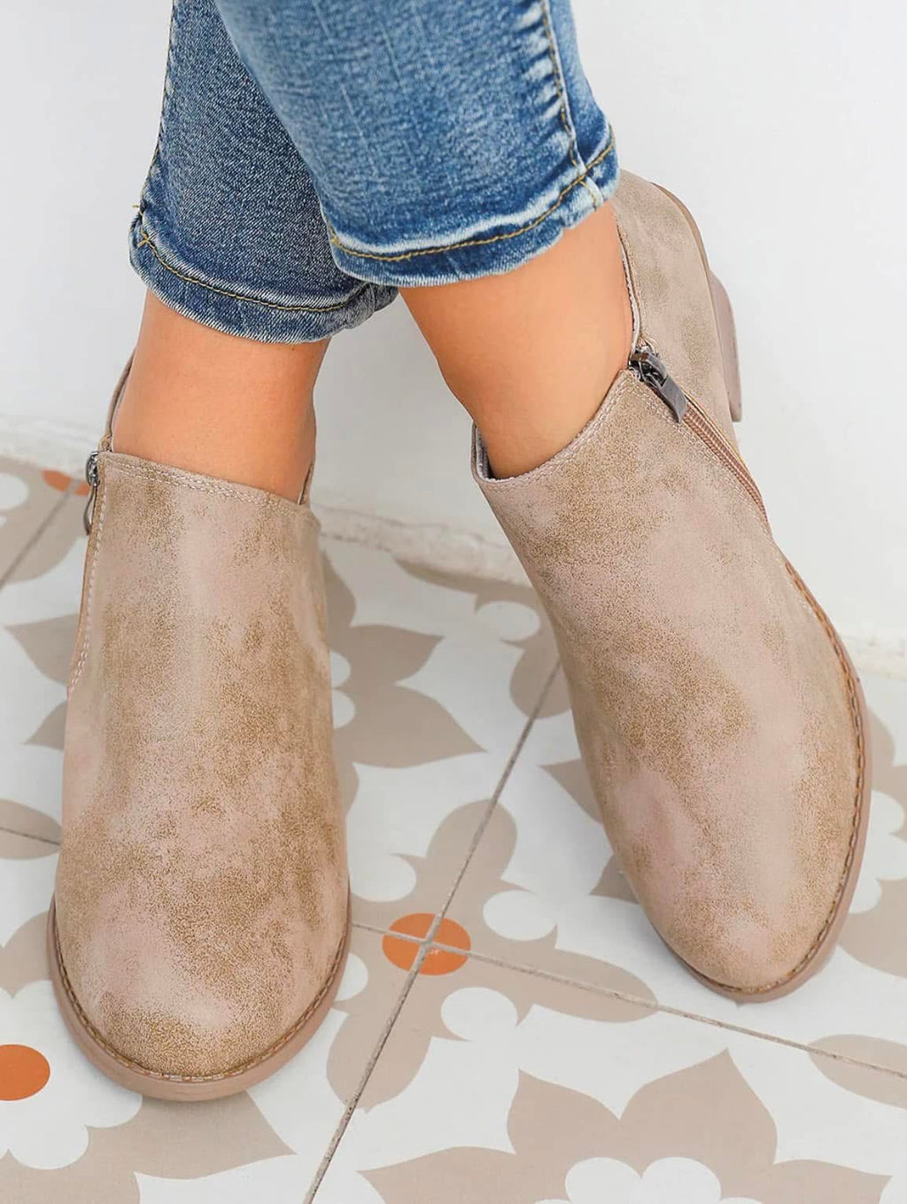 Addison Suede Booties