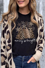 Load image into Gallery viewer, Leopard Christmas Tree T shirt
