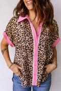 WILD SUMMER DAYS CONTRAST TRIM BUTTON UP SHIRT