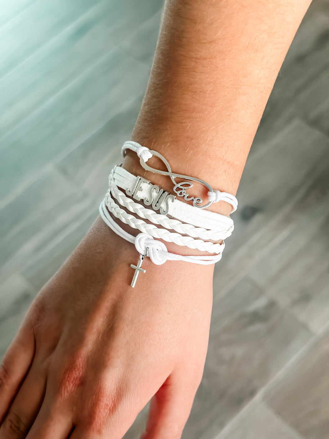 Jesus Infinity Wrap Bracelet 