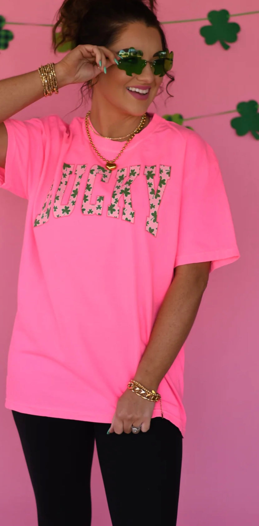 Lucky Shamrock Arch Tee