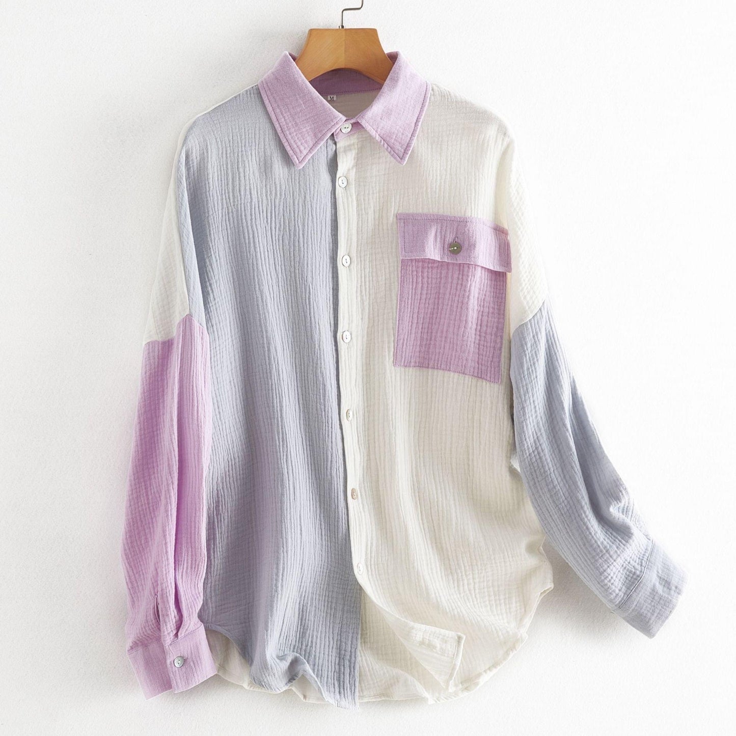 Huxley Gauze Two Tone Button Up