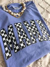 Load image into Gallery viewer, Neon Checkered Mama Graphic Tee
