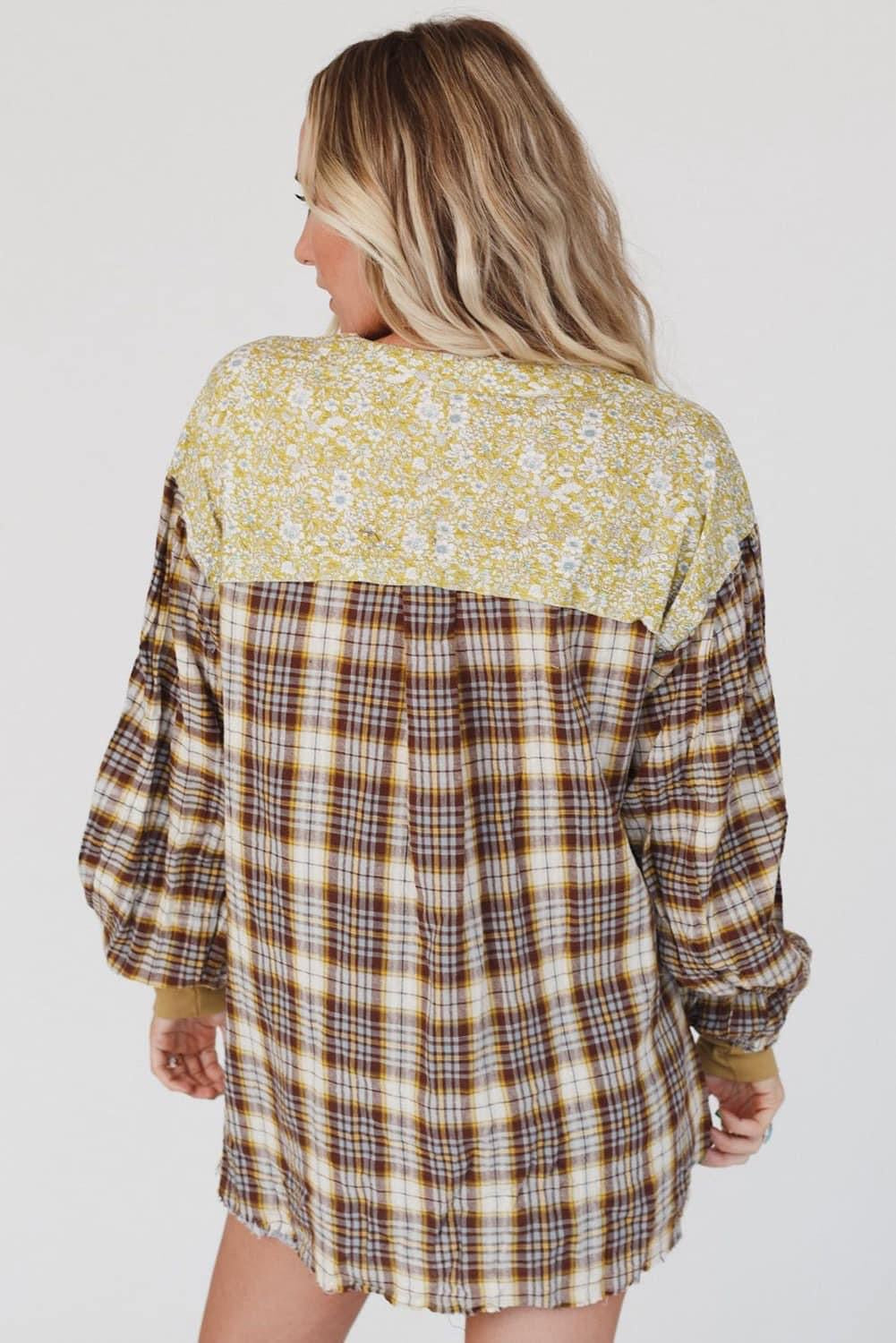 Patchwork Sleeves Top