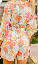 Load image into Gallery viewer, Tied Printed Half Sleeve Romper
