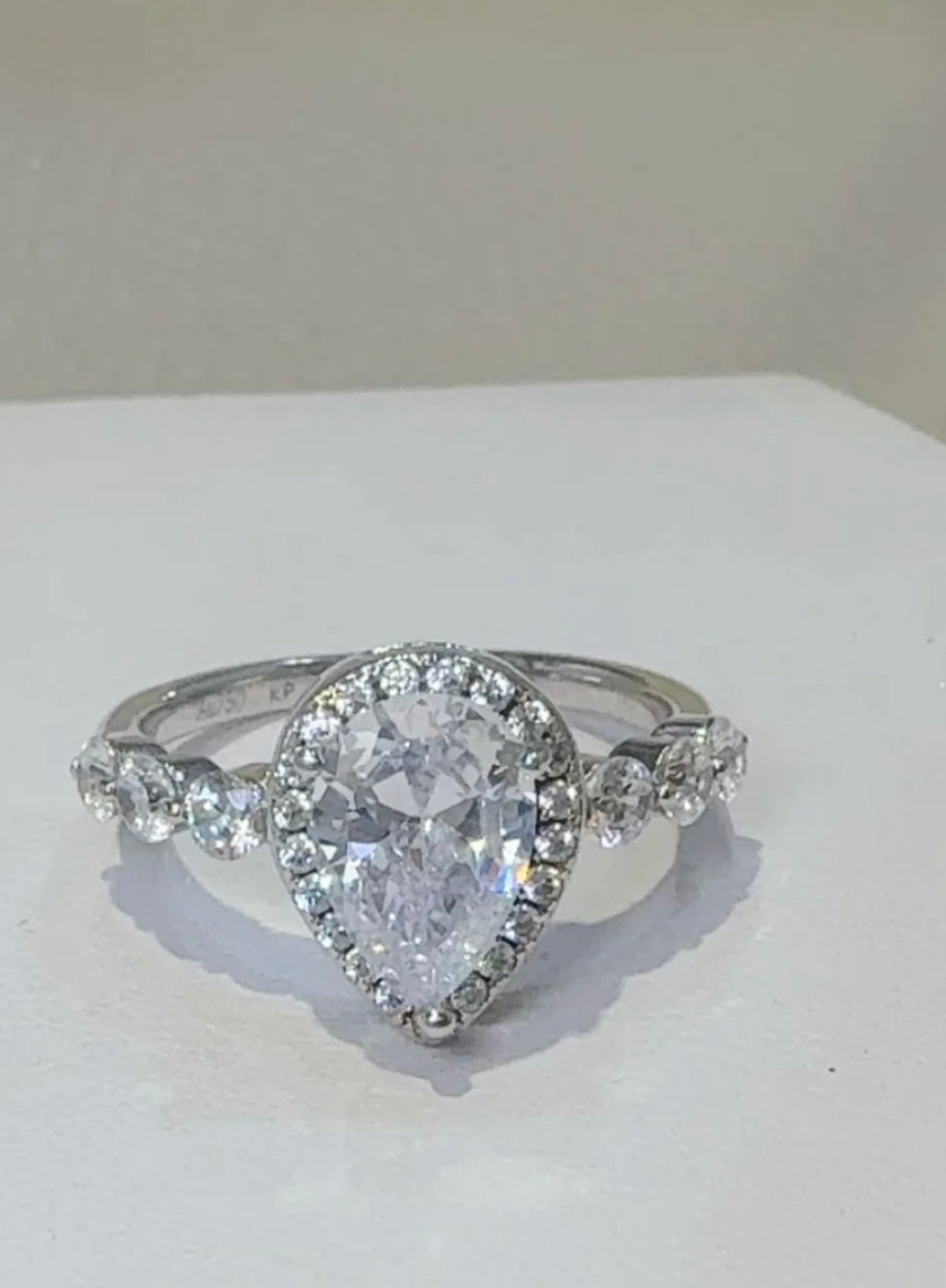2 Carat Moissanite 925 Sterling Silver Ring