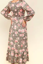 Load image into Gallery viewer, Haptics Twisted Detail Ruffled Hem Floral Dress with Side Pockets
