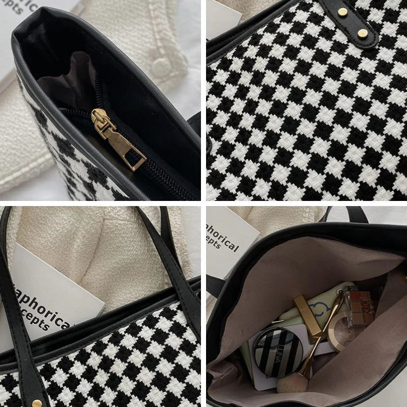 Checkered Tote